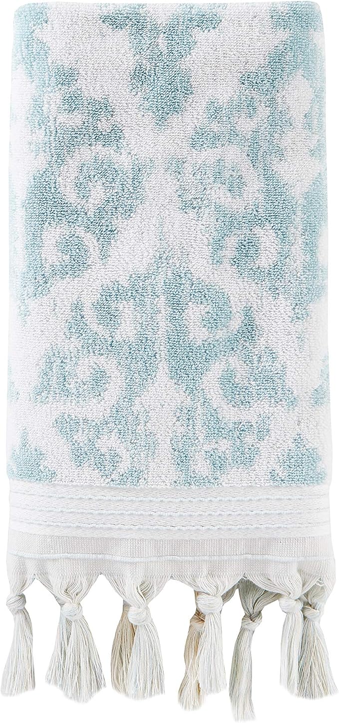SKL Home Mirage Fringe 100% Turkish Cotton Hand Towel Set - Image 2