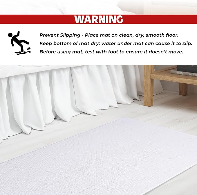 Cotton Paradise 100% Cotton Non Slip Bath Mats - Image 6