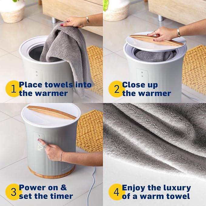 Live Fine Towel Warmer | Bucket Style Luxury Heater - Image 4
