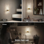JandCase Night Lights Plug into Wall, Dusk to Dawn Sensor, Acrylic Bubble Design - Image 6