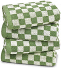 Jacquotha Green Hand Towels for Bathroom Set of 4 by Jacquotha