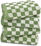 Jacquotha Green Hand Towels for Bathroom Set of 4 by Jacquotha