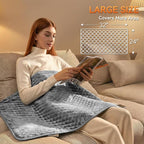 King Size Heating Pad for Back 32"x24" Extra Large Electric Heating Pad for - Image 2