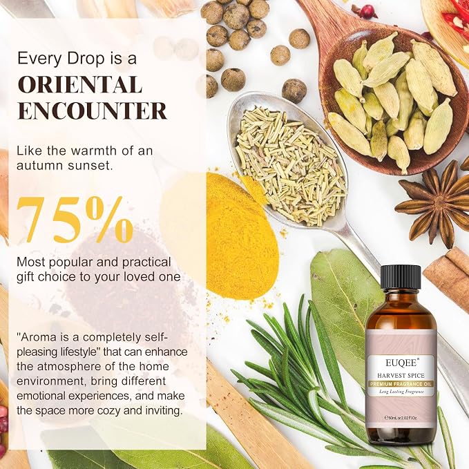 EUQEE Harvest Spice Fragrance Oil, Premium Fragrance Essential Oils - Image 6