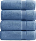 Springtree Home Luxury Bamboo Rayon Bath Towel Set of 4 | 35% Bamboo Rayon by SpringtreeHome