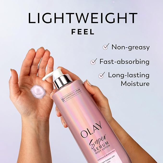 Olay Super Serum Body Wash + Hand & Body Lotion Bundle - Image 5