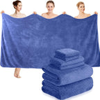 Peryiter Oversized Bath Towels Set of 6 by Peryiter