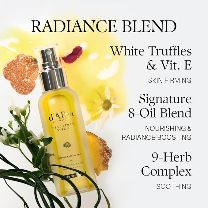 d'alba Piedmont Italian White Truffle First Spray Serum, Vegan Skin Care - Image 7