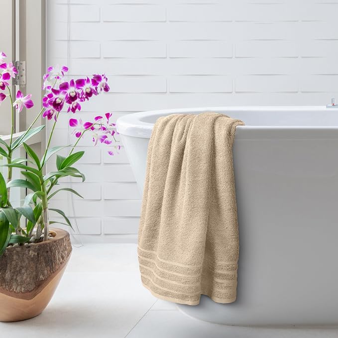 Avalon Towels Bath Towels Set of 4, Size 30 x 60 Inches, Highly Soft and - Image 2