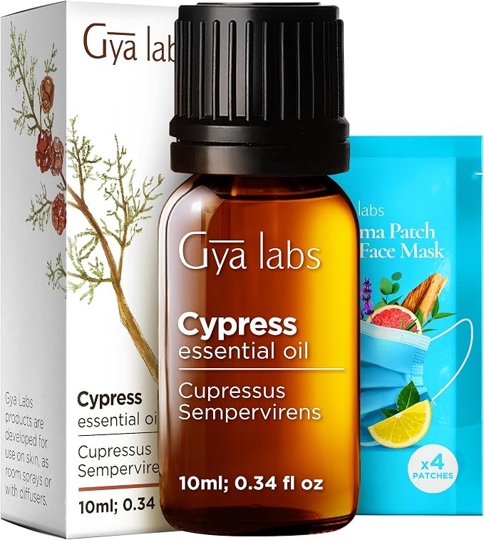 100% Pure Cypress Essential Oil by GyaLabs