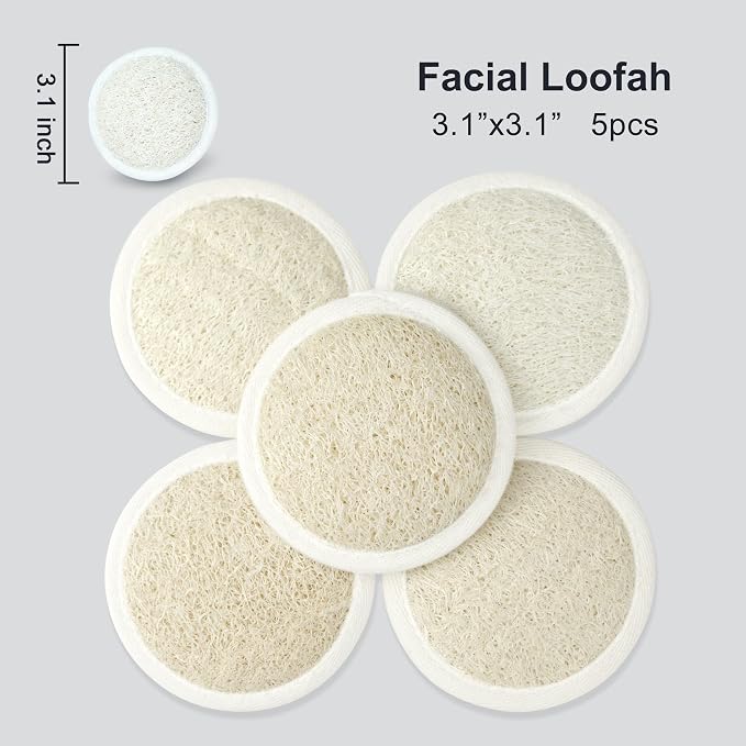 Premium Natural Loofah Exfoliating Scrubber Set - Image 5