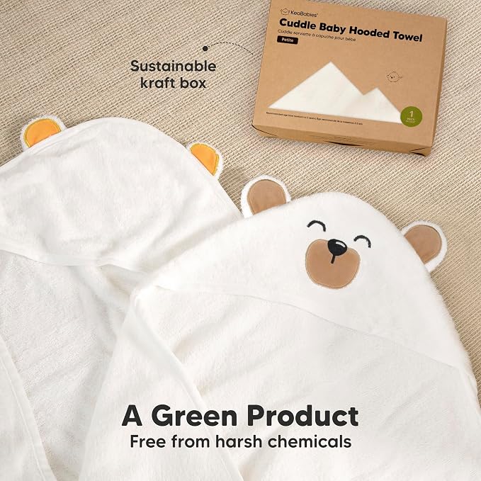 KeaBabies Hooded Baby Towel for Newborn - Image 8
