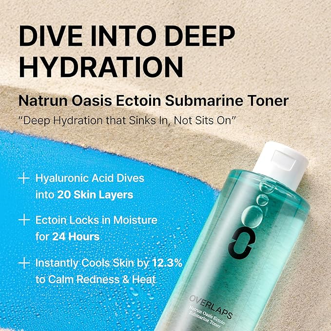 Overlaps 5000ppm Ectoin Calming Toner | Redness Relief & Barrier Repair - Image 5