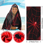 Peryiter 2 Pcs Spider Beach Towel Quick Dry Towels Swimming Bath Shower Pool - Image 3