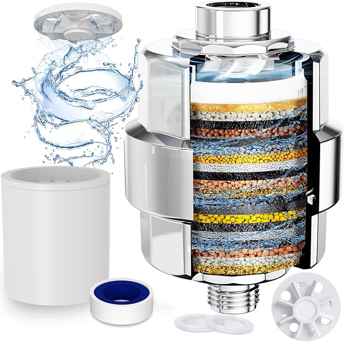 Shower Filter, EMBATHER 20 Stage Shower Head Filter by EMBATHER
