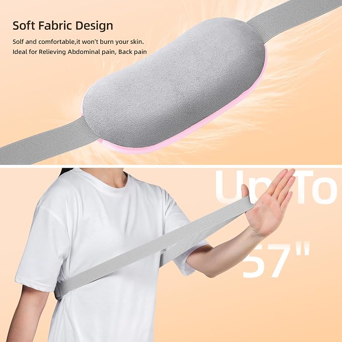 Portable Cordless Heating Pad Cramps:COSYGLOW 6 Heat Levels 6 Massage Modes - Image 5