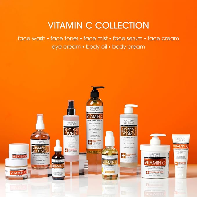 Advanced Clinicals Vitamin C Glow Facial Mist Toner - Image 7
