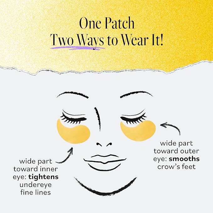 Derma E Vitamin C Bright Eyes Hydro Gel Under Eye Patches - Image 9