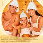JaGely Sauna Hat for Men Women Sauna Hat Vaporarium Cap Russian Banya Cap for - Image 6