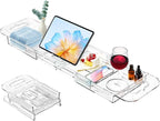 Expandable Drain Bath Caddy Tray by YOCOMEY