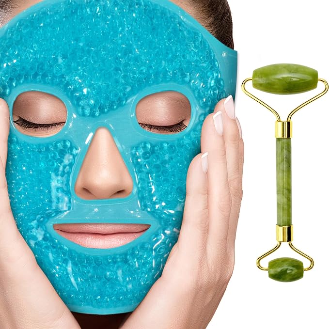 Ice Face Mask + Jade Roller by Perfecore