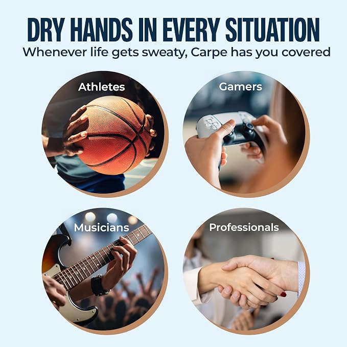 Carpe Sweat Absorbing Hand Lotion, A dermatologist-recommended, smooth lotion - Image 8
