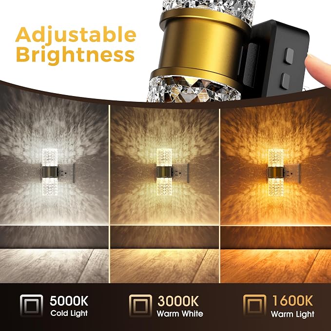 L LOHAS LED Night Light, Modern Night Lights Plug into Wall, Amber-3000K-5000K - Image 3