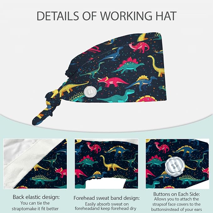 2 Pcs Working Cap with Sweatband - Image 3