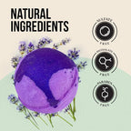 Bath Bomb Set, Non-Staining, Sulfate-Free, Natural Luxury Bath Fizzies - Image 2