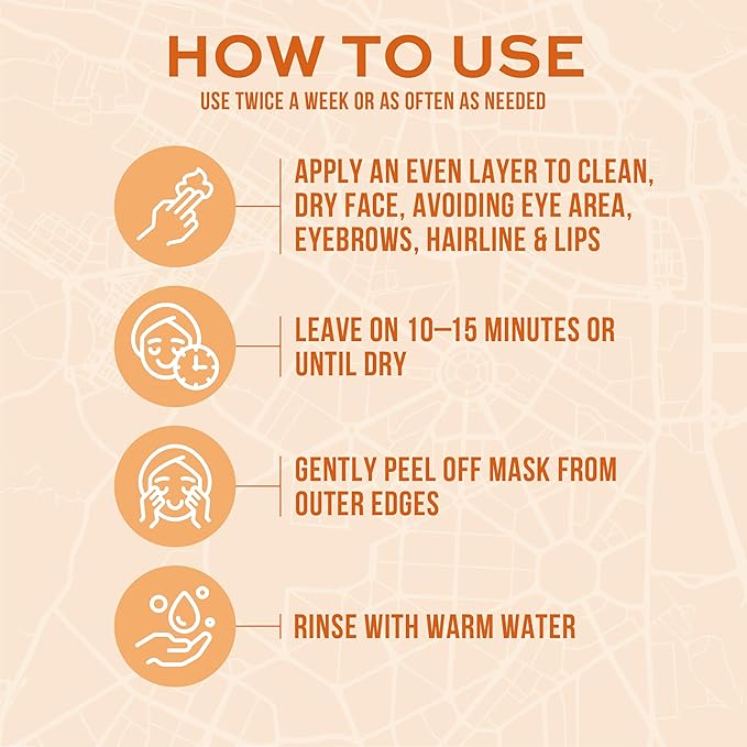 Freeman Exotic Blends Hydrating Indian Turmeric Gel Cream Facial Mask, 6 - Image 4