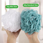 8Pcs Small Loofah Travel Size Bath Sponge 35g/pc Shower Puff Mesh Pouf - Image 2