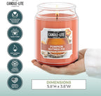 Candle-lite Halloween Scented Candles, Pumpkin Nutmeg Pie, 18 oz Jar, Proudly - Image 4