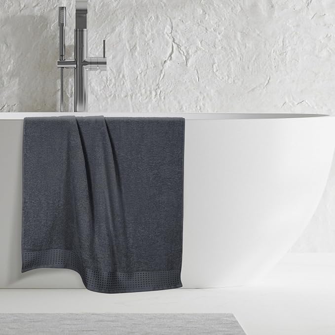 GLAMBURG 100% Cotton Oversized 2 Pack Bath Sheets 35x70, Ultra Soft Highly - Image 5
