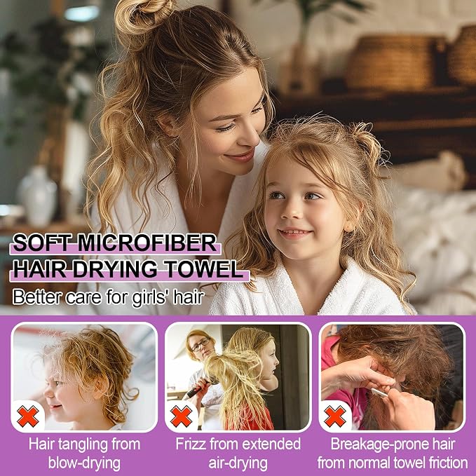 MADHOLLY Fast Drying Microfiber Hair Towel - Image 3