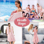SmoothNovelty 16 Pack Microfiber Bath Towels Bulk 27'' x 60'' Oversized Size - Image 7