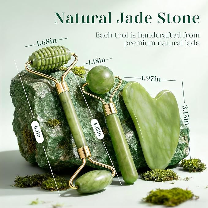 BAIMEI IcyMe Gua Sha and Jade Roller - Image 5
