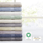 Madison Park Organic 100% Cotton Bathroom Towel Set, Hotel & Spa Quality Highly - Image 5