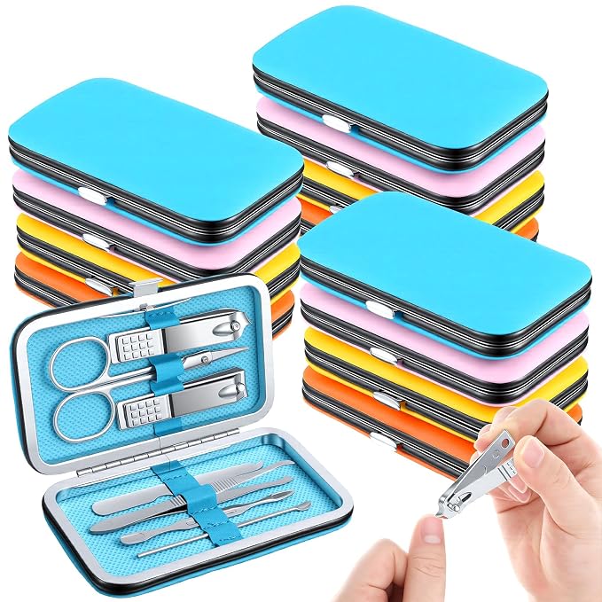 12 Set Bulk Manicure Kit Nail Set Stainless Steel Pedicure Professional Nail by Unknown