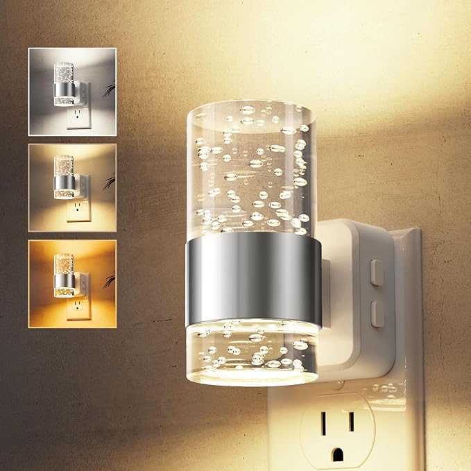 L LOHAS LED Night Lights Plug into Wall, Dimmable Night Light by LLOHASLED