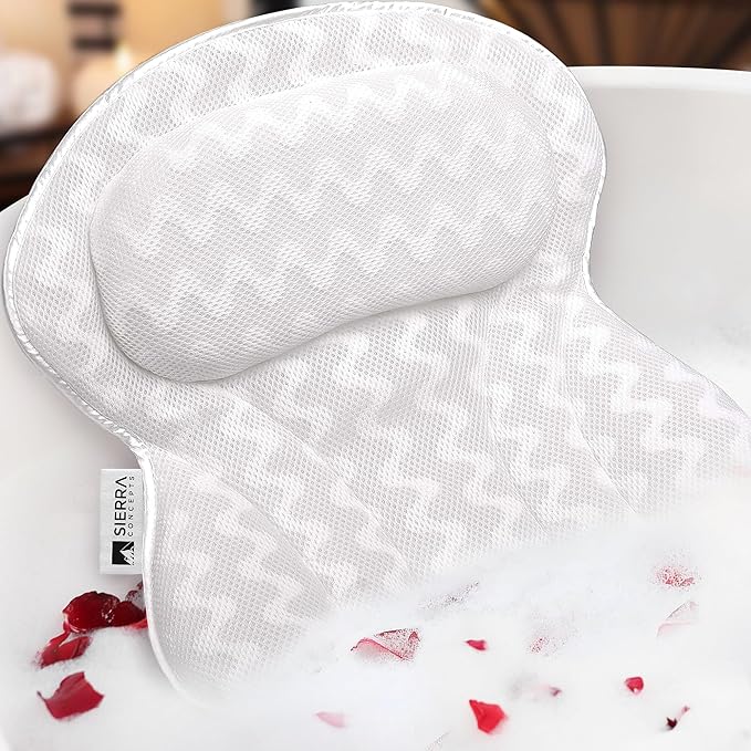 Sierra Concepts Bath Pillow Spa Bathtub Ergonomic by SierraConcepts