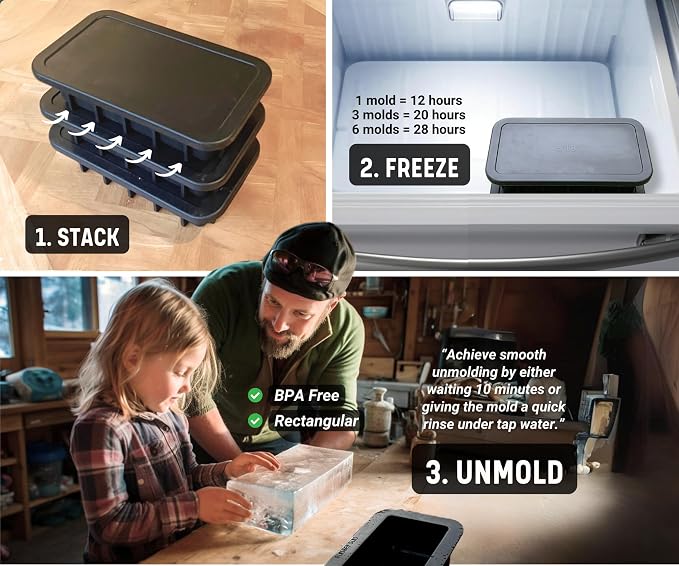 Alaskey® Extra Large Ice Block Mold 5 lbs - Image 4