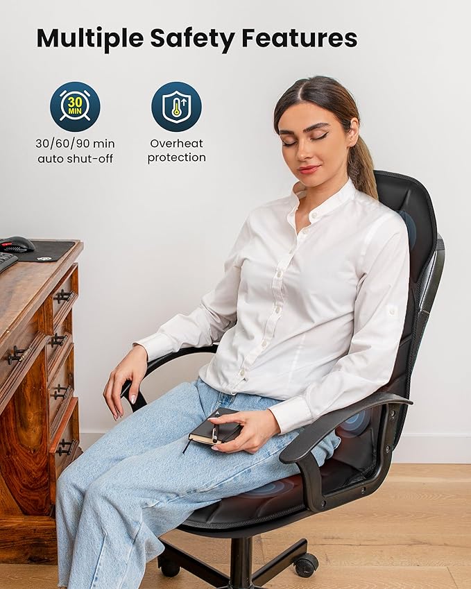 COMFIER Massage Chair Pad, Back Massager - Image 5