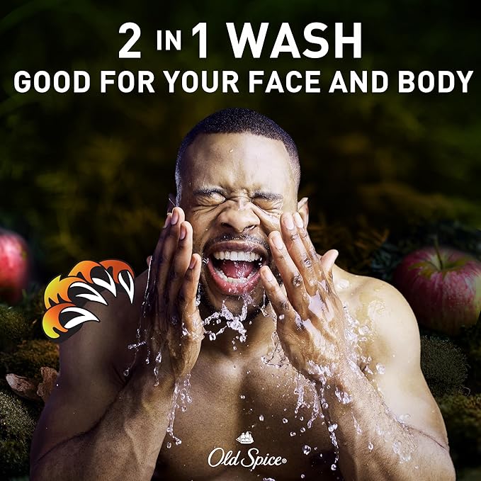 Old Spice Cleansing Body Wash for Men, 3X Defense, 24/7 Shower Fresh - Image 3