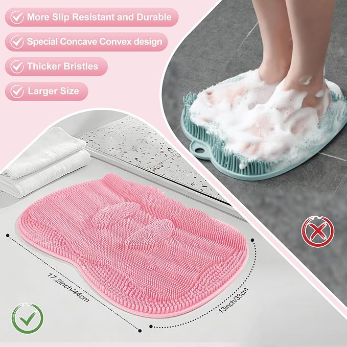Bath Shower Foot Scrubber Mat - Image 7