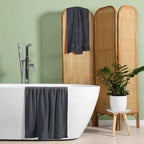 Belizzi Home Cotton 2 Pack Oversized Bath Towel Set 28x55 inches, Large Bath - Image 4