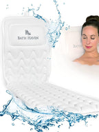 Bath Pillow for Tub, Full Body Bathtub Pillow and Mat for Head, Neck and Back - Image 4