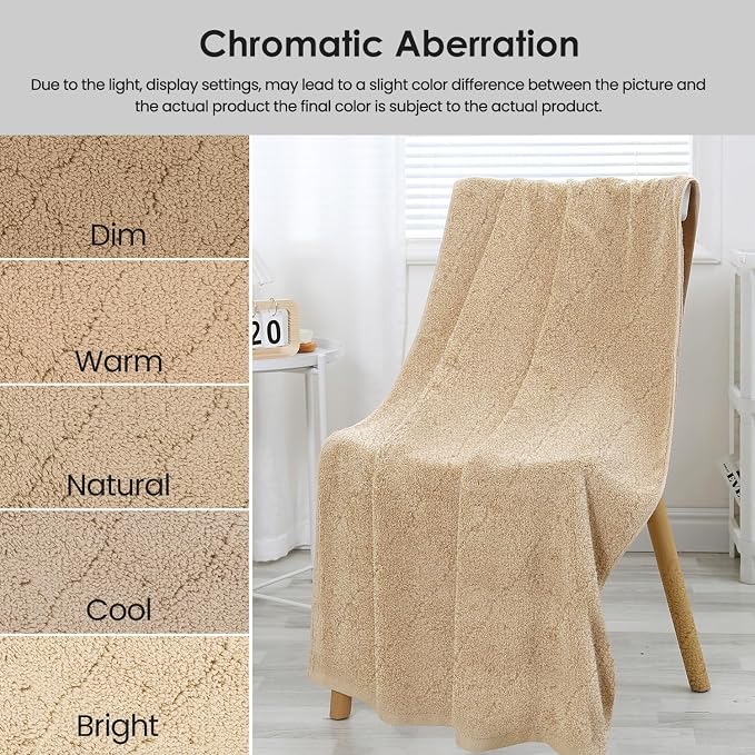 JML Bath Towels, Large Microfiber Towel Set, Ultra Soft, Super Absorbent - Image 8