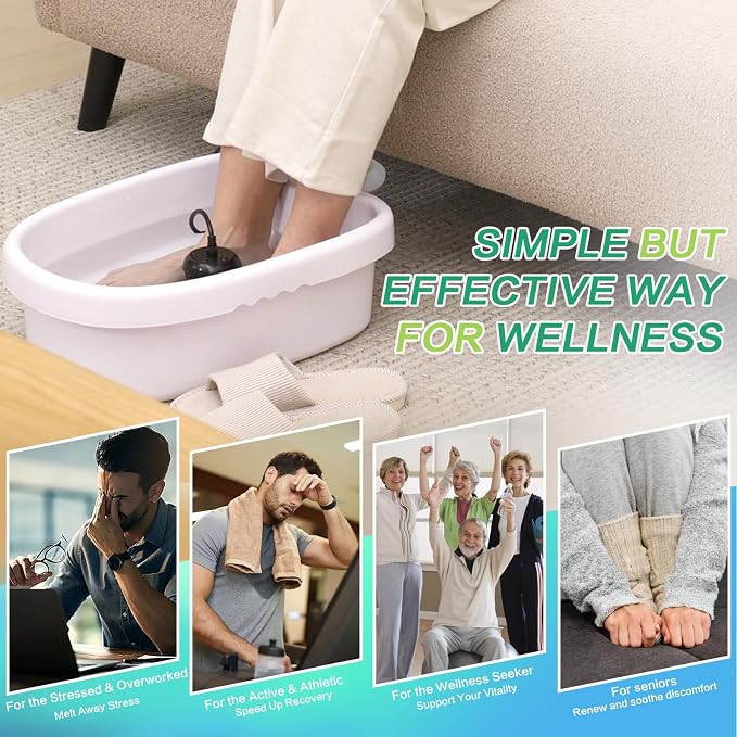 Veicomtech Ionic Foot Bath Detox Machine, Portable Foot Detox Machine - Image 7