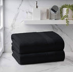 Belizzi Home Premium Cotton Oversized 2 Pack Bath Sheet 35x70-100% Pure Cotton - Image 3