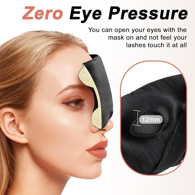 VOCOSTE 22 Momme Pure Silk Sleep Mask - Image 2